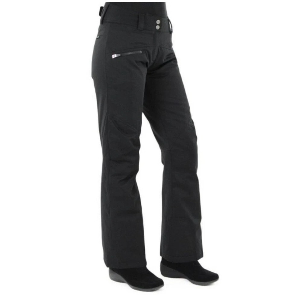 Obermeyer Womens Snowboard Skiing Pant Size 10 Black Malta NEW